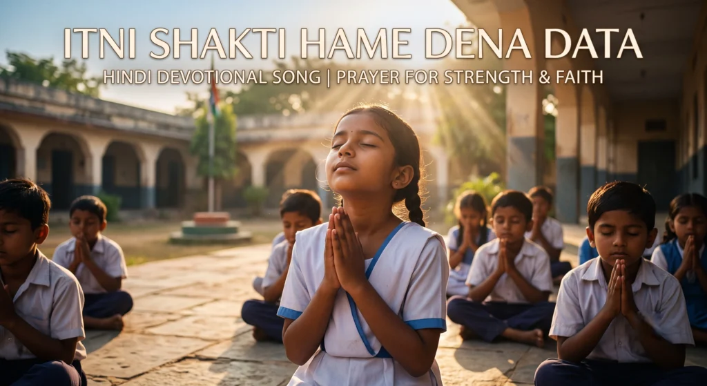 Itni Shakti Hame Dena Data Lyrics Meaning & Complete Analysis