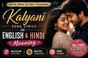 Kalyani Song Lyrics in English & Hindi Meaning